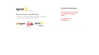 Welcome to the Sprint Prepaid Sales Portal -- LOGIN
