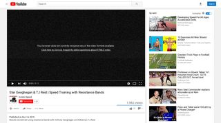 Star Geoghegan & TJ Reid | Speed Training with Resistance Bands ...