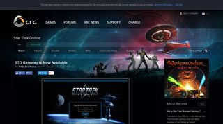 STO Gateway is Now Available | Star Trek Online - Arc Games