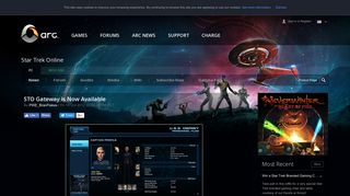 STO Gateway is Now Available | Star Trek Online - Arc Games