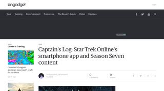 Captain's Log: Star Trek Online's smartphone app and Season Seven ...