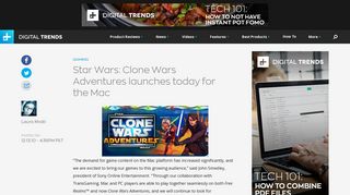 Star Wars: Clone Wars Adventures launches today for the Mac | Digital ...
