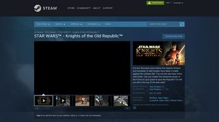 STAR WARS™ - Knights of the Old Republic™ on Steam