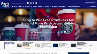 Play to Win Free Starbucks for Life & More With Latest Game