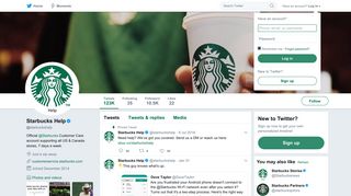 Starbucks Help (@starbuckshelp) | Twitter