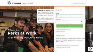 Perks at Work For Starbucks US partners, family & friends