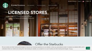 Starbucks Branded Solutions | Licensed Stores