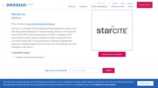 StarCite, Inc. | Amadeus Hospitality