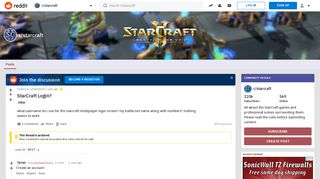 StarCraft Login? : starcraft - Reddit