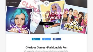 Glorious Games - WELCOME TO OUR GLORIOUS WORLD