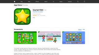 Starfall FREE on the App Store - iTunes - Apple
