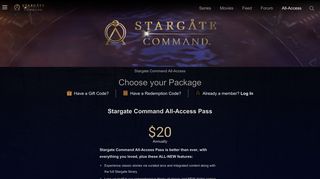 Stargate Command All-Access