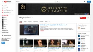Stargate Command - YouTube