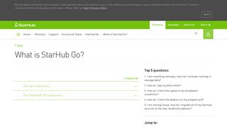 What Is StarHub Go | StarHub Support