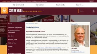 Starkville Utilities | Starkville, MS - Official Website - City of Starkville