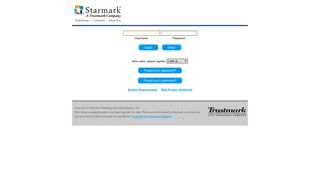 Starmark - Login - Trustmark Companies