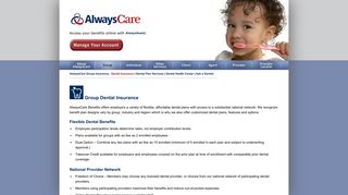 AlwaysCare Dental Insurance - AlwaysCare Benefits