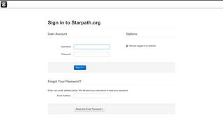 Starpath.org :: Login