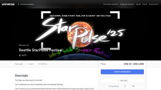 Seattle StarPulse Festival - Universe