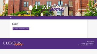 StarRez Portal - Clemson University's Housing & Dining Portal