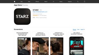 STARZ on the App Store - iTunes - Apple