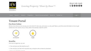 Tenant Portal - Baird & Warner Property Management