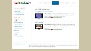 LGL EDGE Instruction - Let's Go Learn