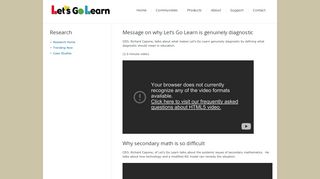 LGL Math Edge - Let's Go Learn