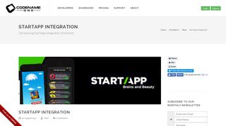 StartApp integration - Codename One