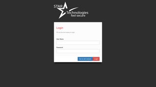 Login | Star Technologies