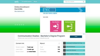 startuma.com - Online Enrollment | StartUMA - StartUMA - Sur.ly