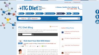Kick Start Your Diet With Water - ITG Diet
