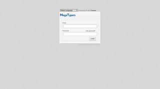 MegaTypers | Login