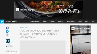 Amazon Channels Lets You Log Into Showtime, HBO with Amazon ...