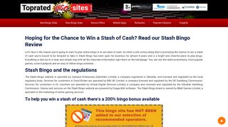 Stash Bingo Review - Enjoy Classic Bingo and Slot Jackpots