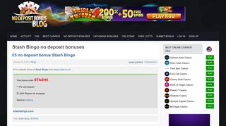 Stash Bingo no deposit bonus codes - Casino bonus