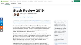 Stash Review 2019 - NerdWallet