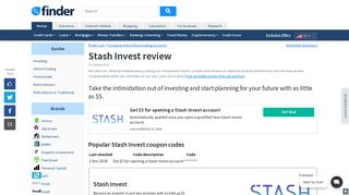 Start your investment journey with Stash for just $5 | finder.com