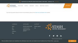 Stash VISA® Credit Card Rewards Terms - Stash Hotel Rewards