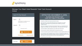 Stash Hotel Rewards® Visa® Card - Synchrony Bank