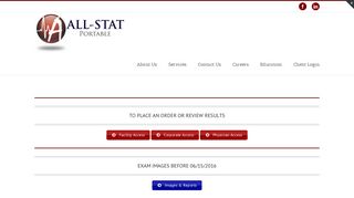 All-Stat Portable – Client Login