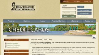 Credit Cards - Blackhawk Bank & Trust