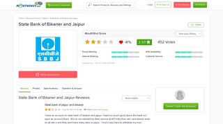 STATE BANK OF BIKANER AND JAIPUR Review, Branches, Internet ...