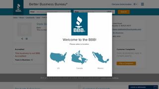State Bank Of Countryside | Better Business Bureau® Profile