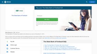 The State Bank of Faribault (SBF): Login, Bill Pay, Customer Service ...