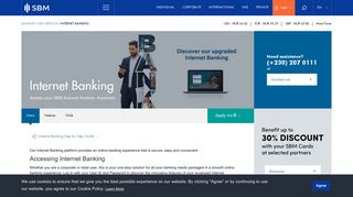 Internet Banking | SBM Bank Mauritius