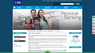 About Mobile Banking - SBI Corporate Website