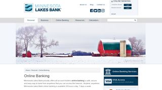 Online Banking | Minnesota Lakes Bank
