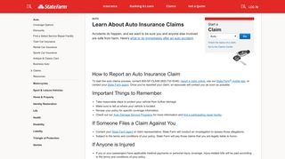 Auto Insurance Claims – State Farm®