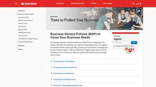 Business Owners Policies (BOP Insurance) – State Farm®